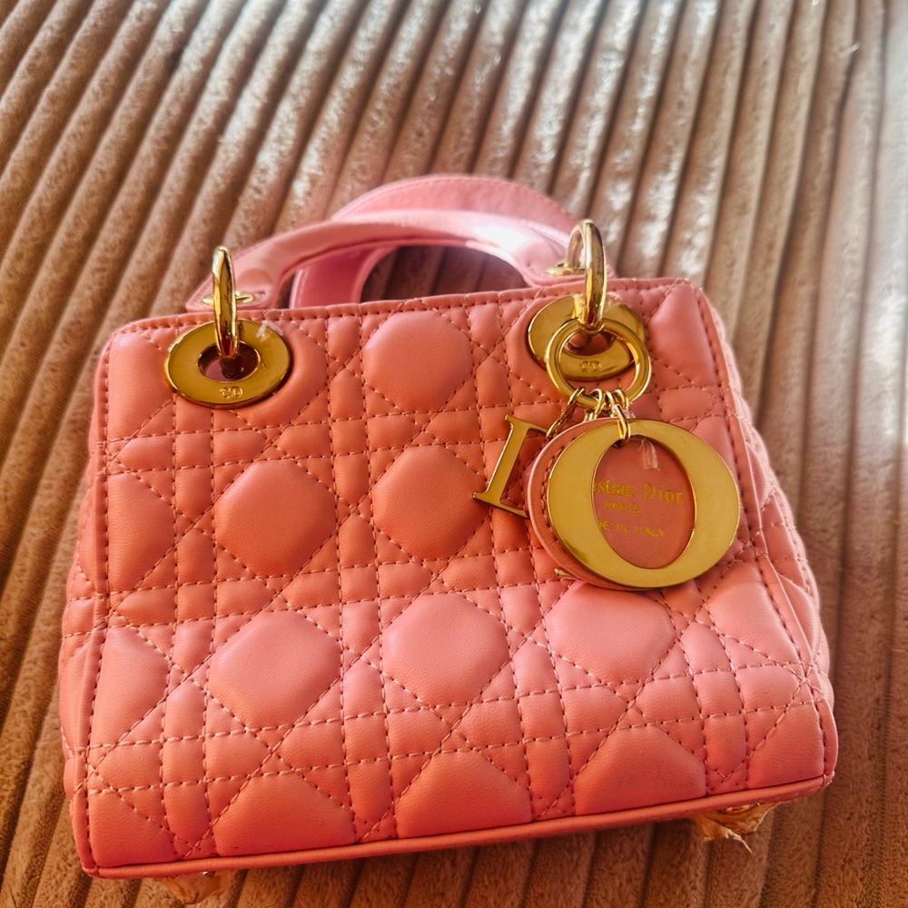 Christian Dior pale pink mini purse - Picture 3 of 16